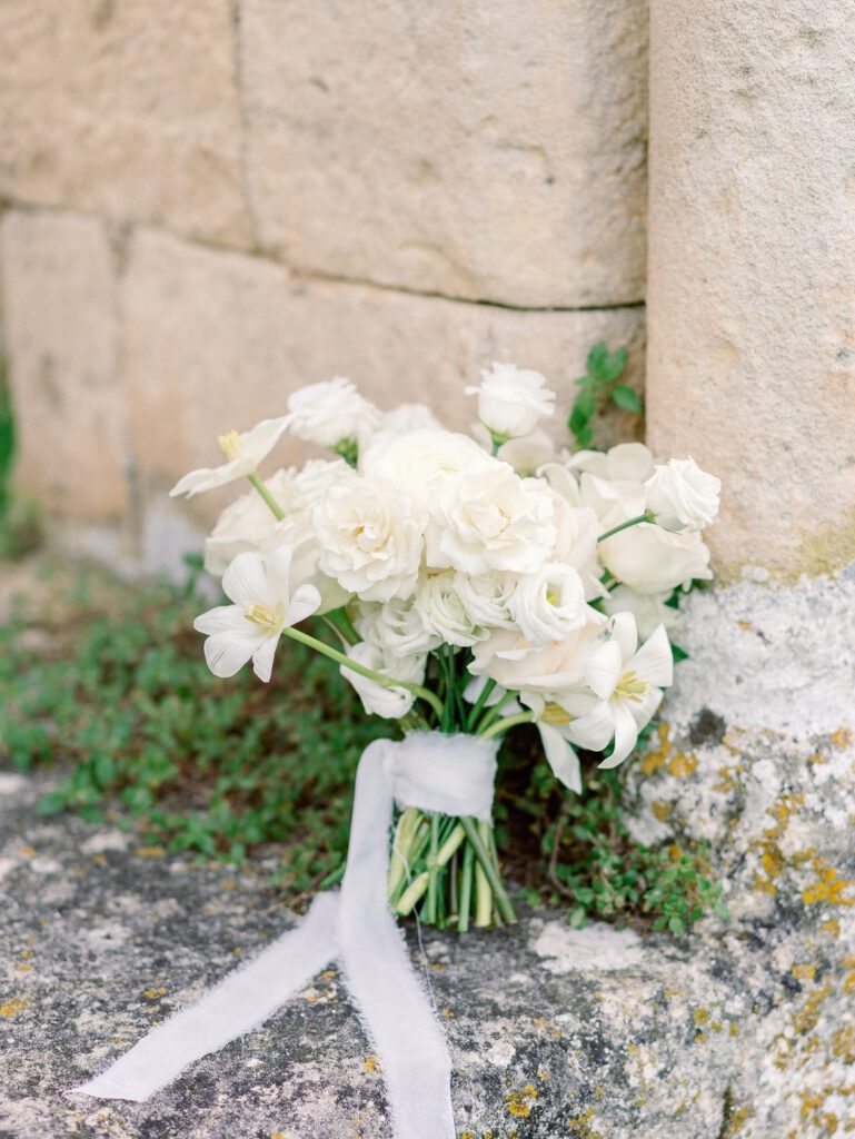 White wedding bouquet