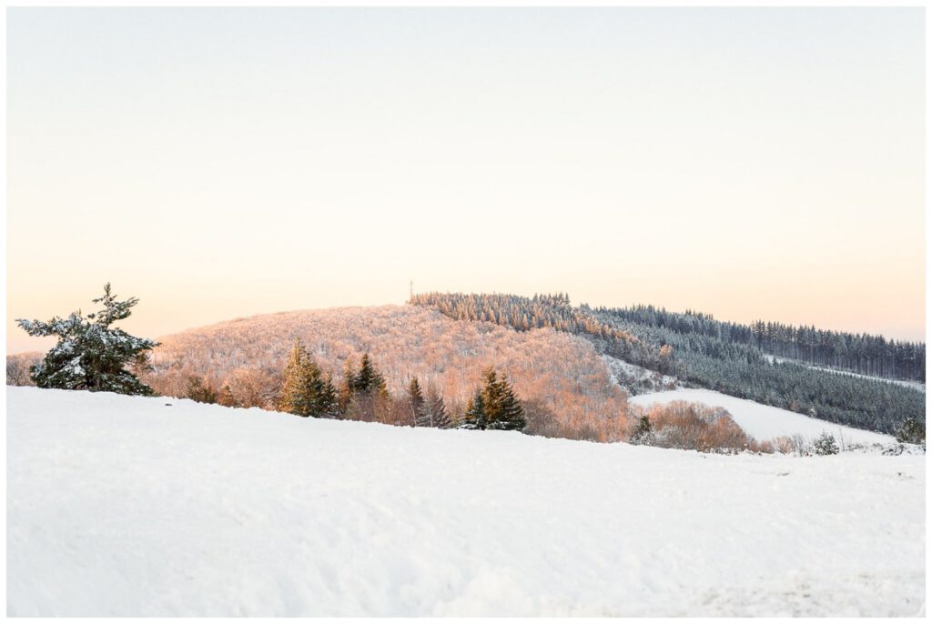 monédières sous la neige