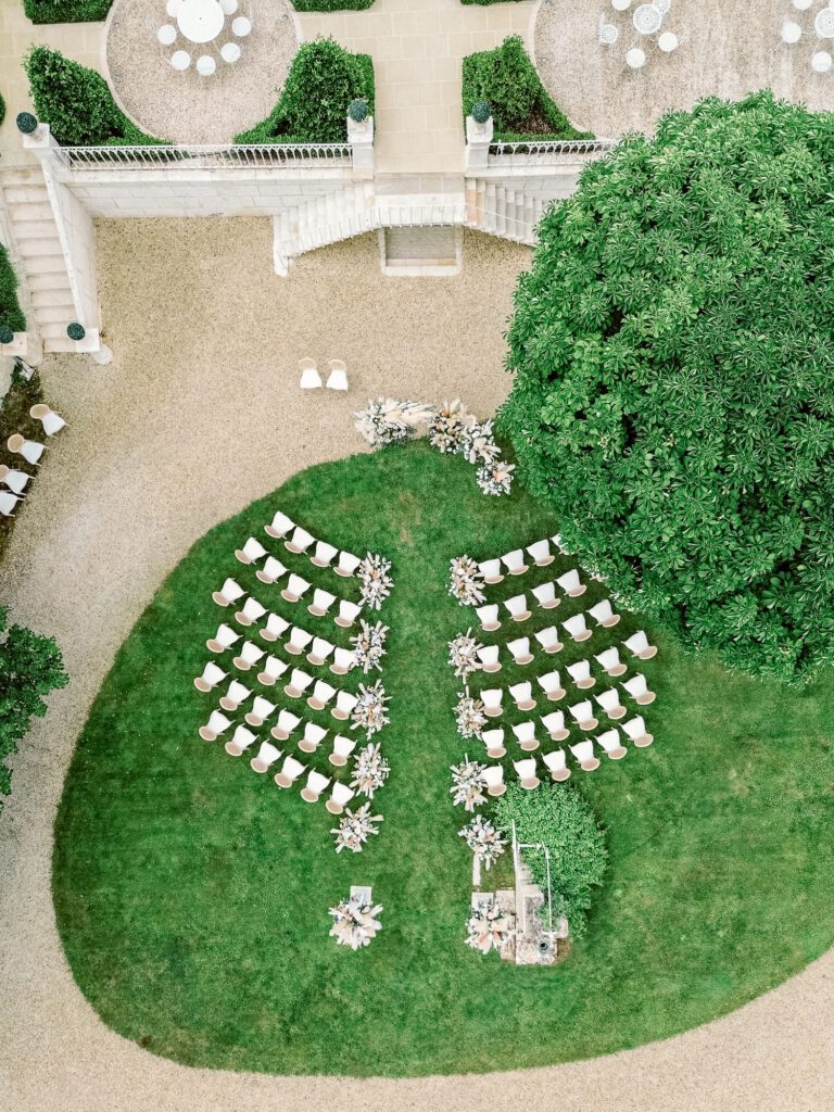 Wedding ceremony at Château n°3