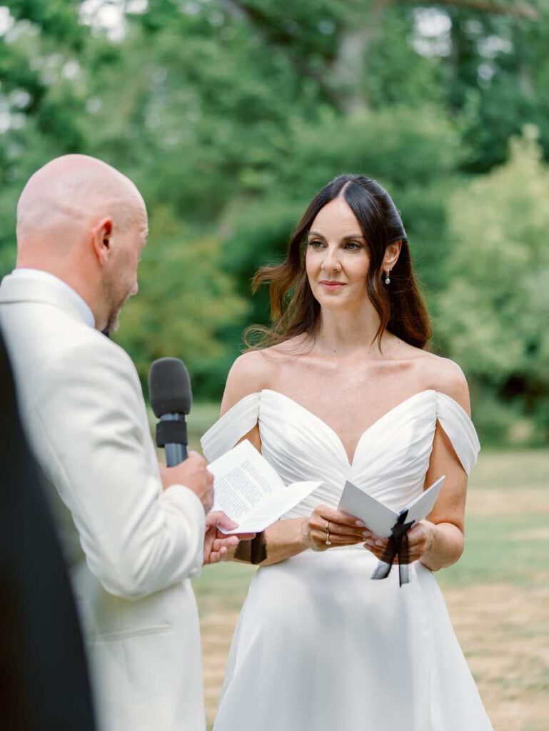 Bride vows