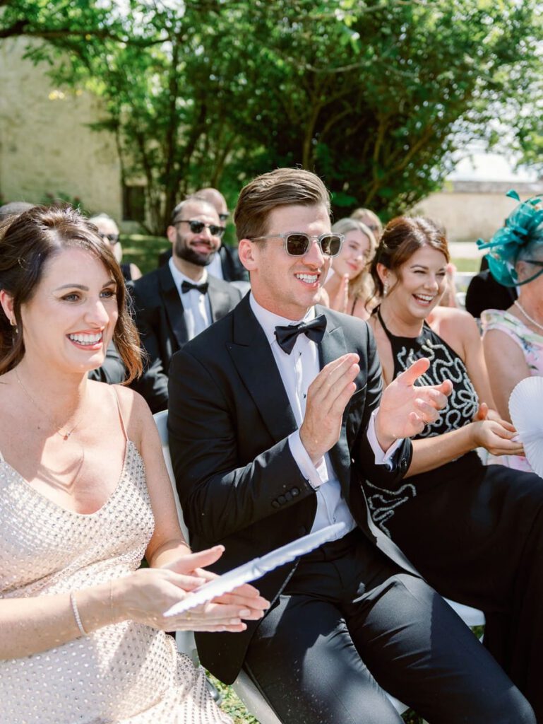 guests applauding
