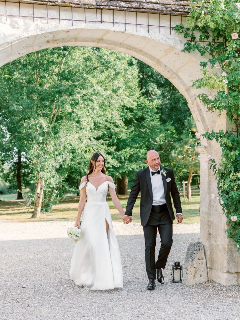 bride and groom entrance