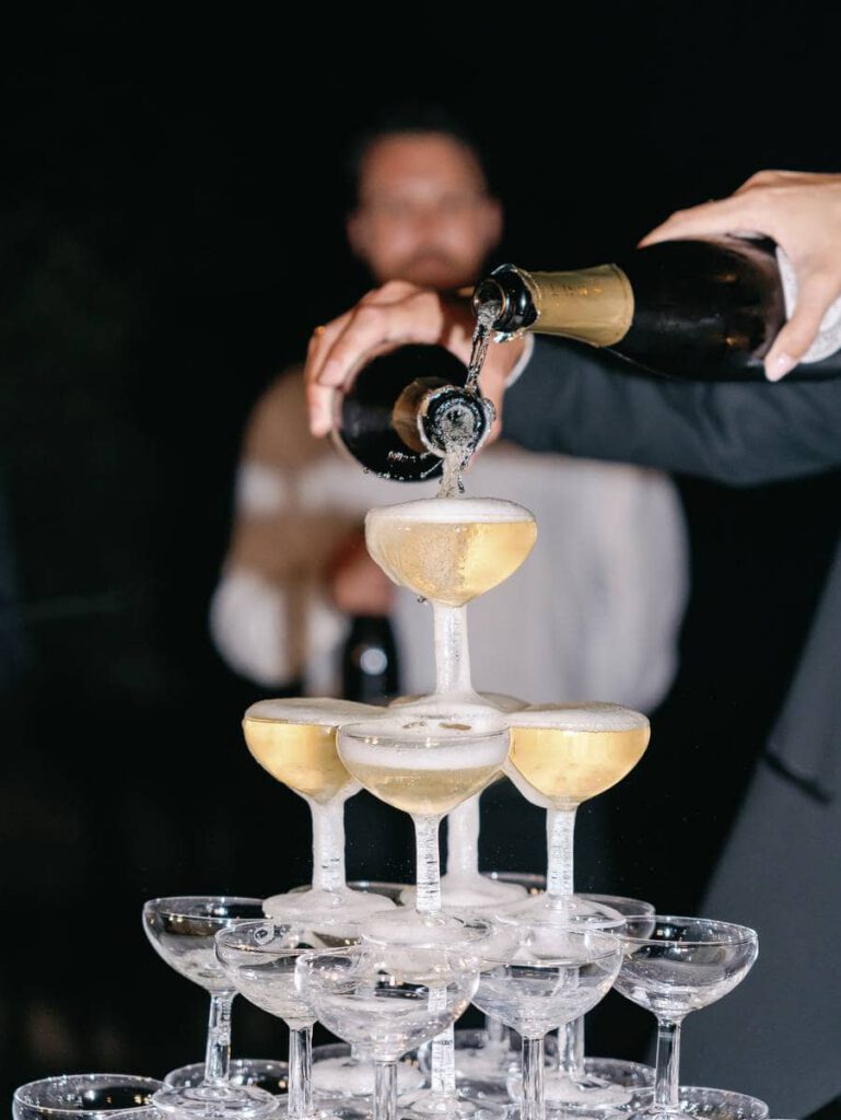 champagne tower