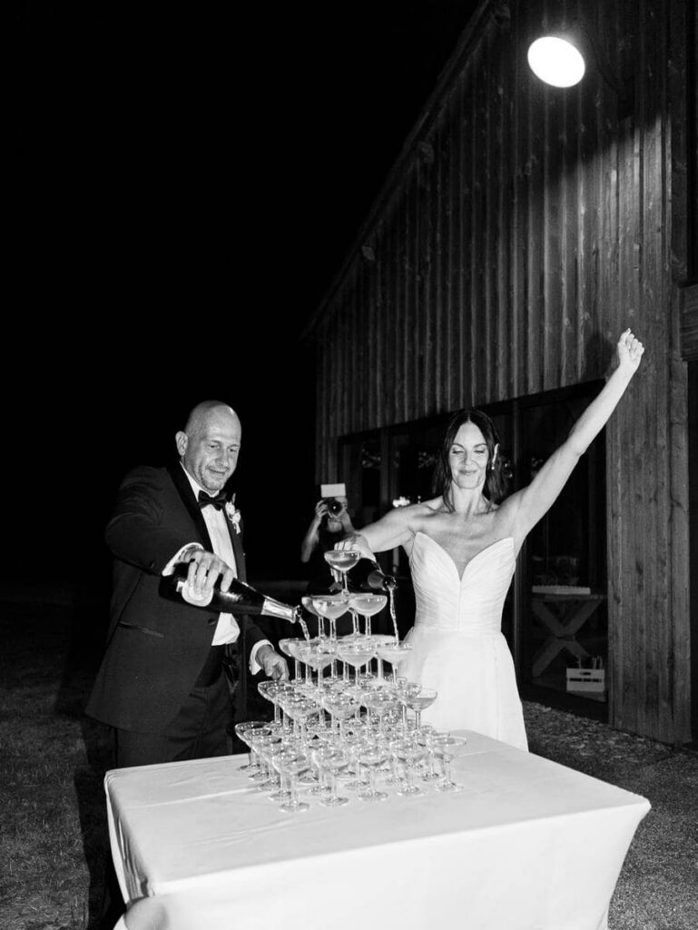 champagne tower