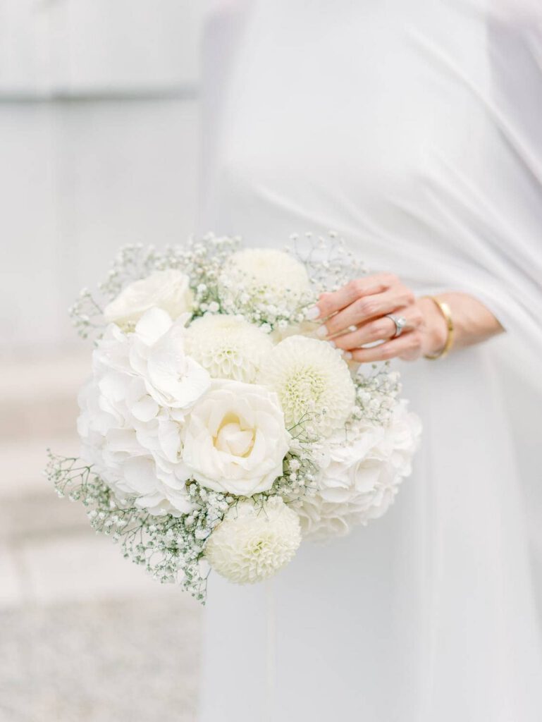White wedding bouquet
