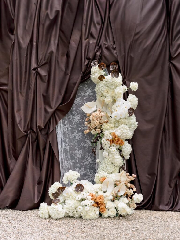 espresso martini wedding decor