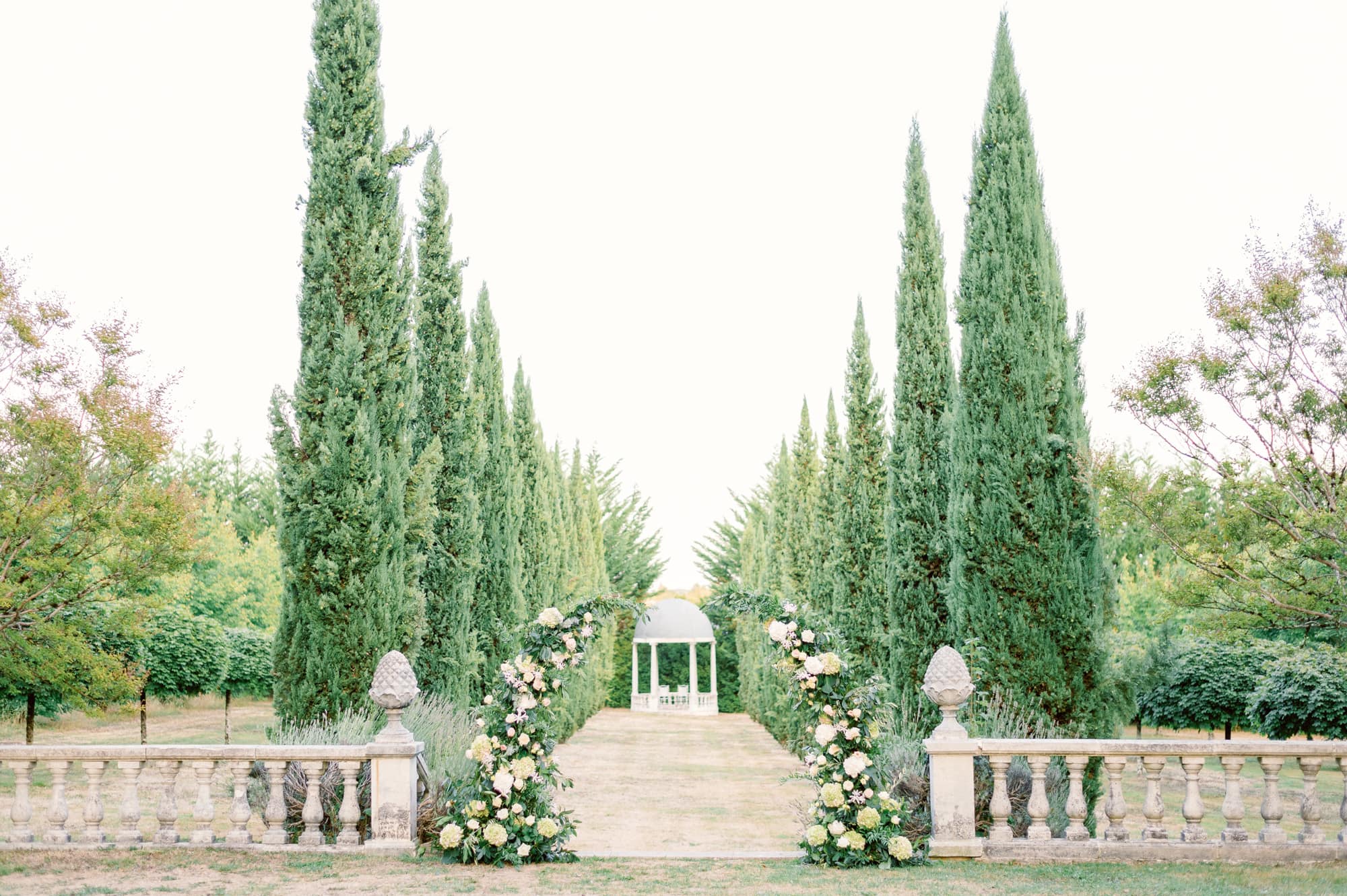 Chateau la durantie wedding ceremony