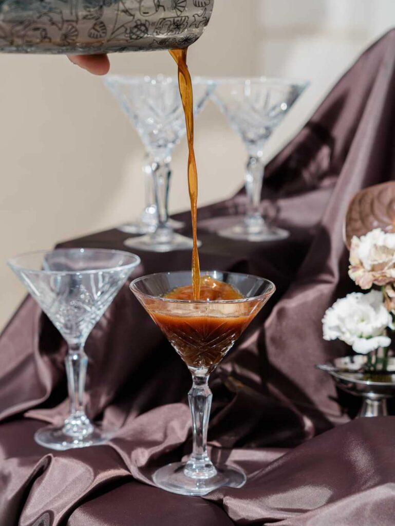 Espresso Martini wedding at Chateau de Bagatelle in Dordogne