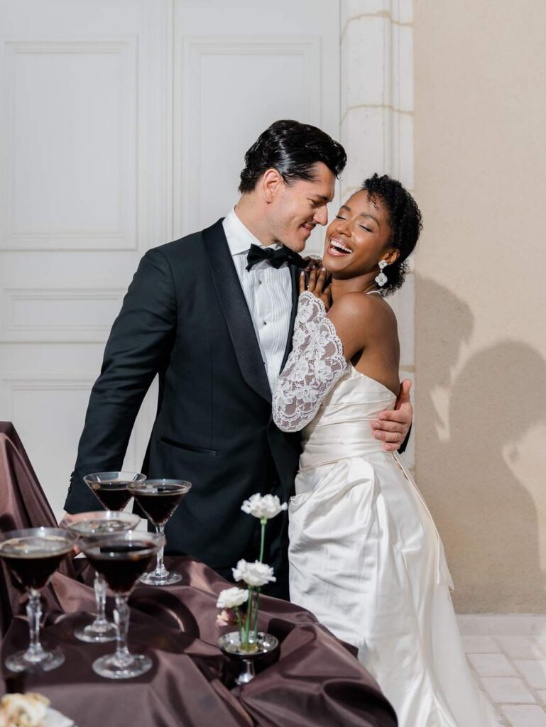 Espresso Martini wedding at Chateau de Bagatelle in Dordogne
