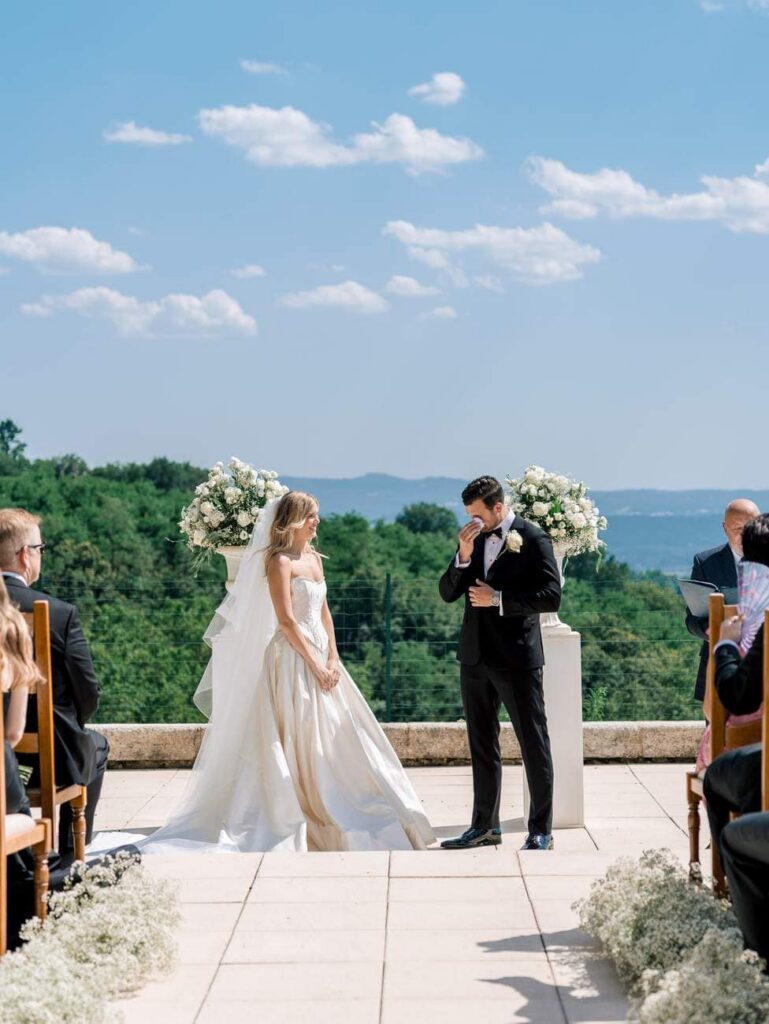 wedding ceremony in frace