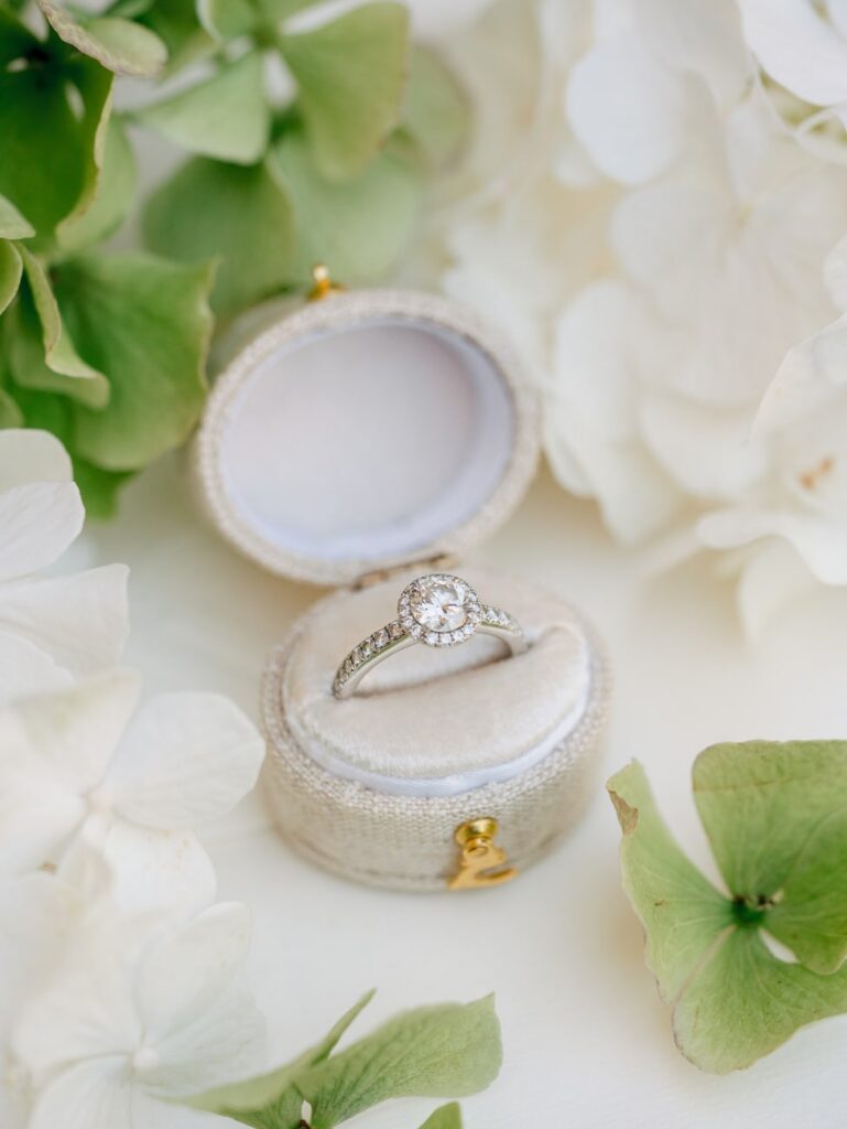 wedding ring in a box