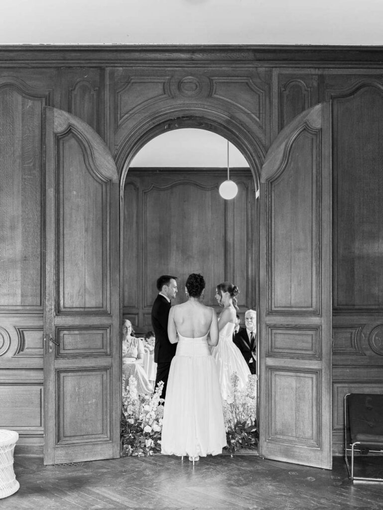 wedding ceremony in france