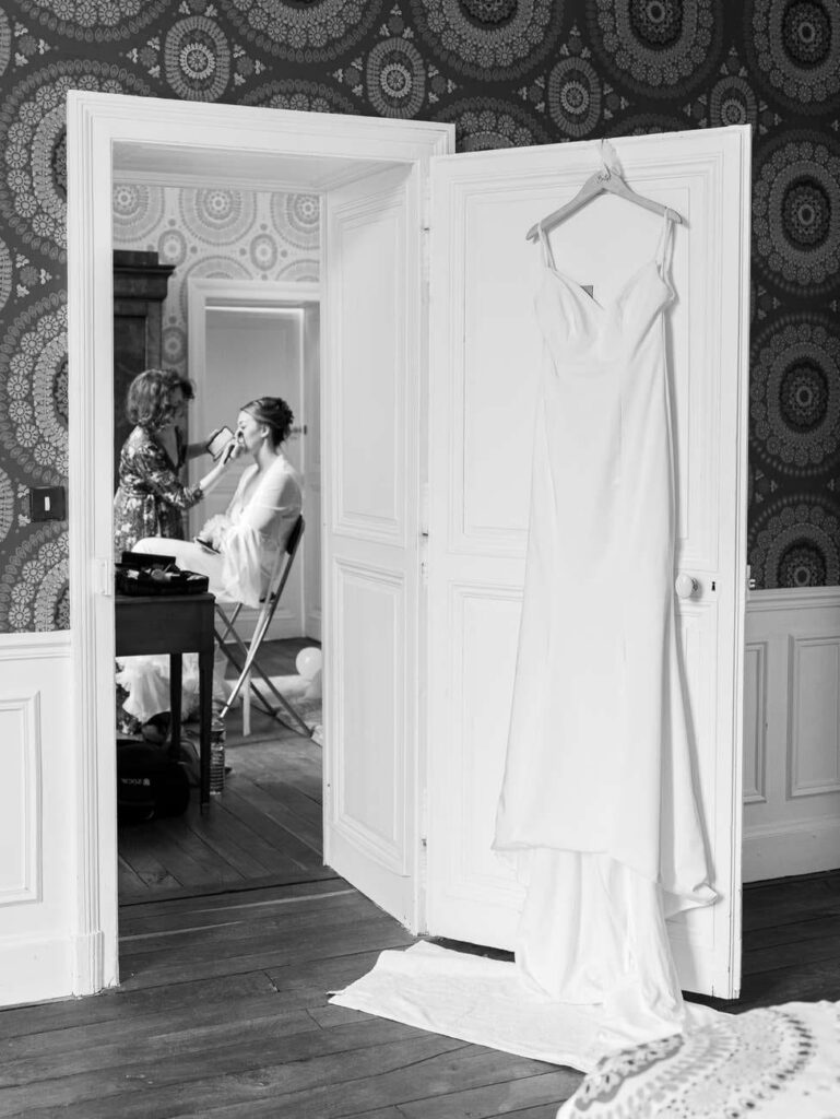 bride getting ready