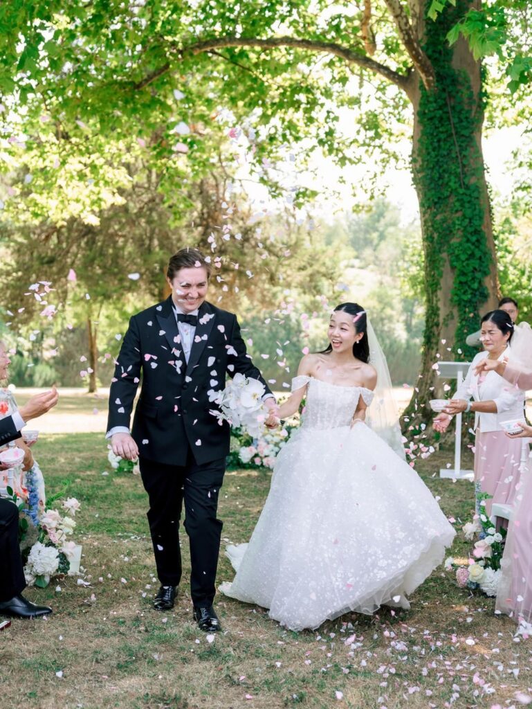 Chinese wedding at Domaine de la Fauconnie in Dordogne
