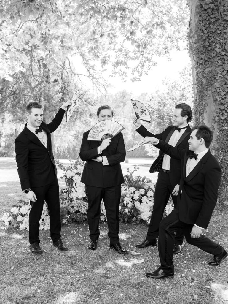 Chinese wedding at Domaine de la Fauconnie in Dordogne