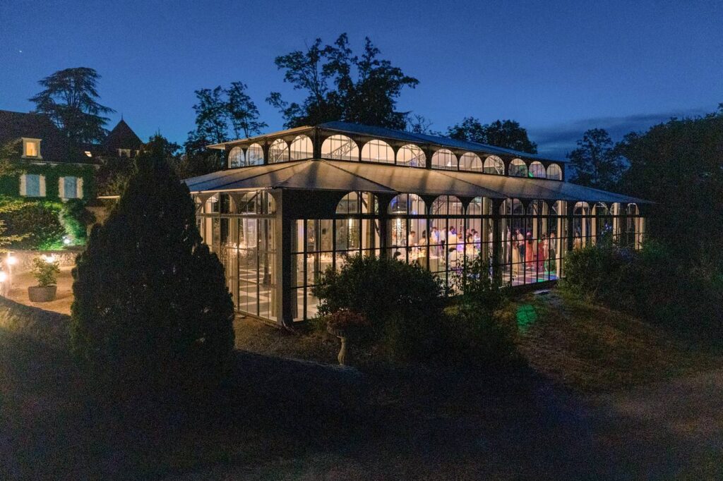 wedding night at Domaine de la Fauconnie in Dordogne