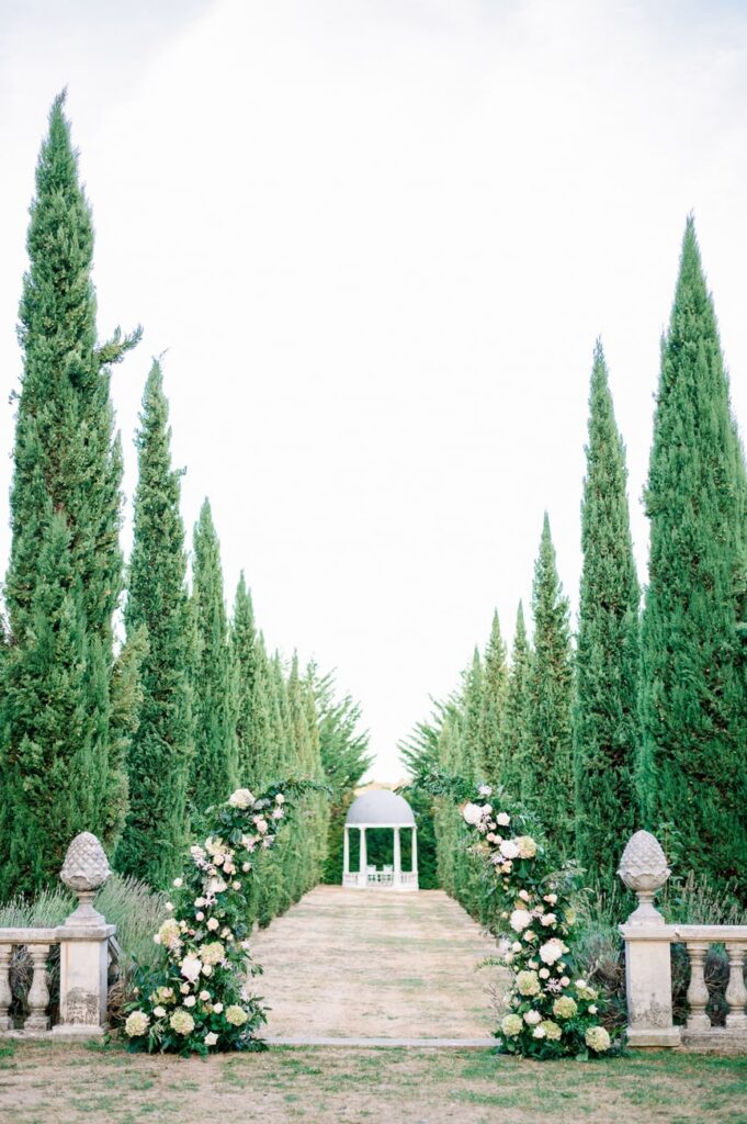 wedding ceremony in dordogne